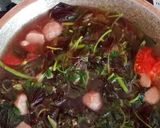 Foto langkah ke 2 dari resep Sayur bayam bening+baso.