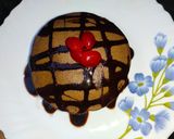 A picture of step 4 of Chocolate pan cake.