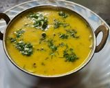 A picture of step 7 of Dahi kadi.