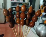 Foto langkah ke 3 dari resep Sate Telur Puyuh Bacem.