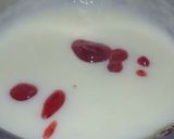 A picture of step 2 of Strawberry pudding.