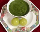 A picture of step 5 of Spicy Green Amla Chutney.