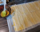 Körte leveles tészta párnán recept fázis 4 fotója