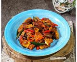 Foto langkah ke 5 dari resep Oseng Ikan Asin Tenggiri Tahu Tempe.