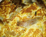 Foto del paso 5 de la receta: Tortilla de ajetes, calabacín y seta de cultivo