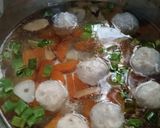 Foto langkah ke 4 dari resep Sayur Bayam Baso.