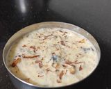 A picture of step 3 of Makhana kheer.