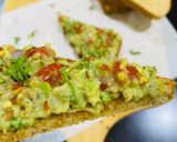 A picture of step 4 of Healthy Avocado Toast.