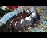 عکس مرحله 2 از دستور کیک شکلاتی گردویی