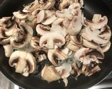 A picture of step 3 of Braided Puff Pastry with Chicken, Mushrooms, and Comté Cheese.