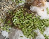 Foto langkah ke 2 dari resep Buntil Daun Pepaya mix Daun Singkong.