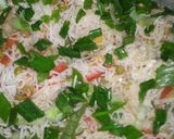 A picture of step 8 of Chinese biryani.