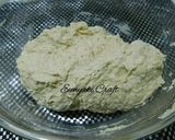 A picture of step 3 of No Knead Bread #myhomemadebread.