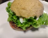 Foto del paso 3 de la receta: Sándwich de hamburguesa casera a la parrilla con pan integral