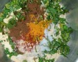 A picture of step 1 of Besan Paneer Chila.