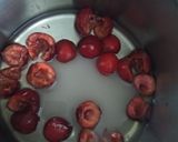 A picture of step 1 of Black Forest Cake.
