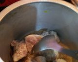 A picture of step 2 of Mutton Rezala.
