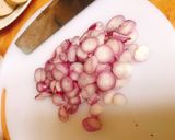 Hình bước làm 1 của món Bánh Cuốn nhà làm