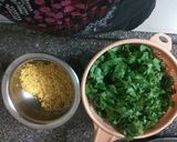 પાલક-મગ દાળ નું શાક રેસીપી સ્ટેપ2ફોટો
