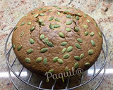 Foto del paso 7 de la receta: Bizcocho de Pipas de Calabaza listo para estas Fiestas 🎊🌟🎄