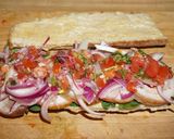 A picture of step 2 of Pork Leg Roll Sandwich, Jon Style.