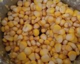 A picture of step 1 of Corn Khichdi or Makai no dano.