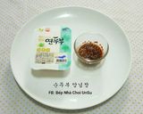 Hình bước làm 1 của món Đậu Hũ Non Tưới Nước Tương 연두부 양념장