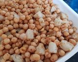 A picture of step 4 of Chana chaat.
