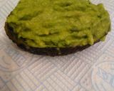 A picture of step 2 of Avocado filled avocado.