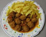 Foto del paso 6 de la receta: Albóndigas a la jardinera