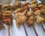 A picture of step 4 of Chicken kebab.
