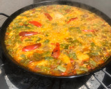 Foto del paso 15 de la receta: Paella de La Safor, (con albóndigas) hecha con leña...🔥
