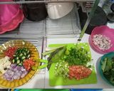 Foto langkah ke 1 dari resep Cumi asin daun kemangi,(buat isian nasi bakar).