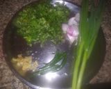 हरा लहसुन प्याज़ की चटनी (Hara lahsun pyaz ki chutney recipe in hindi) रेसिपी चरण 1 फोटो