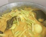 Foto langkah ke 2 dari resep Ketupat gulai labu siam.