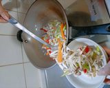 鮮菇炒彩椒的食譜步驟6照片