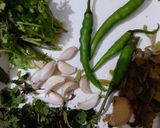 A picture of step 1 of Green chutney.