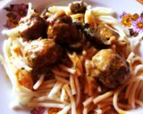 Bakonyi húsgombóc, spagettivel recept fázis 4 fotója