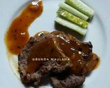 Foto langkah ke 6 dari resep Beef steak and blackpapper sauce.