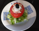 Foto del paso 2 de la receta: Tomate relleno con camarones y queso