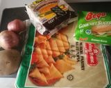 Gambar langkah 1 resipi Murtabak mini cheese.