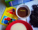 Foto langkah ke 1 dari resep Puding Coklat Strawberry Oreo.