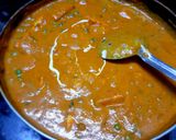 A picture of step 13 of Shahi paneer matar masala.