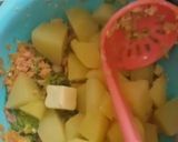 Foto langkah ke 2 dari resep Mashed potato kukus with salmon (4⭐ Mpasi 9mo+).