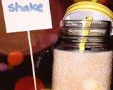 A picture of step 1 of Chikoo shake.