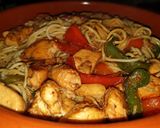 Foto del paso 3 de la receta 🇯🇵Fideos chow mein noodles con pollo y verduras🇯🇵
