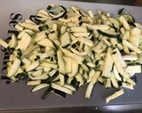 Une image de l'étape 1 de Gratin de courgettes parfum de cèpes au parmesan et chapelure aux épices.