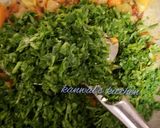 A picture of step 3 of Methi gazar sabji.
