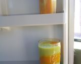 A picture of step 2 of Mango avocado juice.