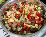 Une image de l'étape 18 de Flan de légumes aux saucisses et fromage roumains.